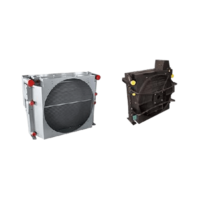 Lättviktsvärmeväxlare för grävmaskin